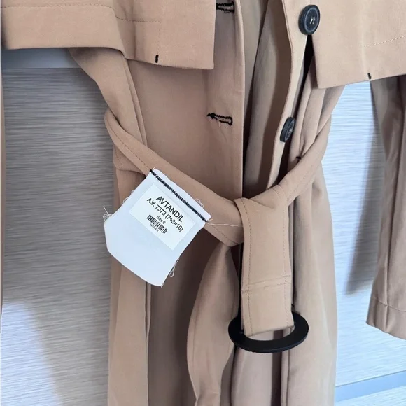 AVTANDIL 2 in 1 Trench Coat In Beige Sz. S - Picture 11 of 16